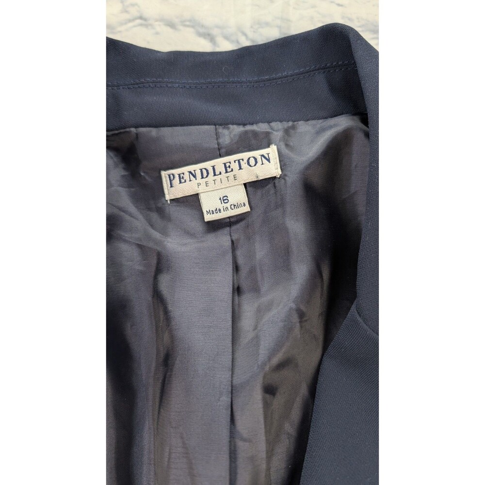 VTG Pendleton Fully Lined Blazer Jacket Womens 16… - image 2